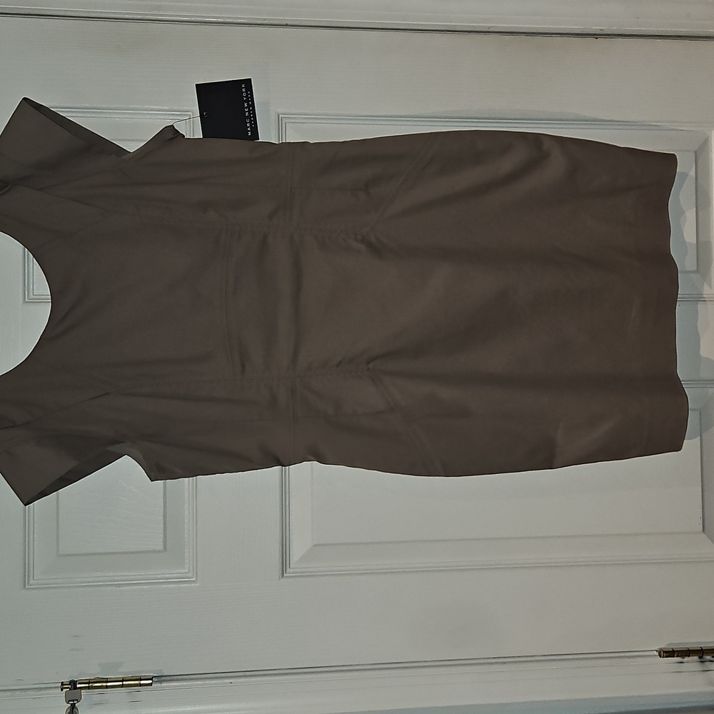 Marc New York Taupe Mini Dress